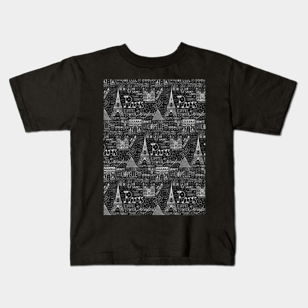 Paris Kids T-Shirt by hxrtsy